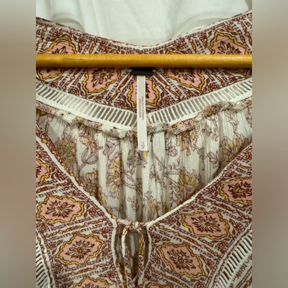 FREE PEOPLE WOMEN'S MOONLIGHT DANCE TUNIC SMALL - Picture 3 of 6